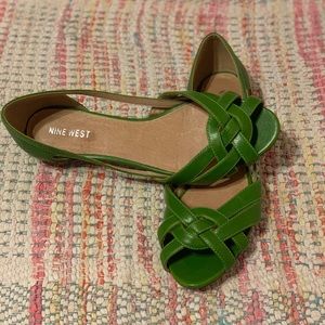 Green Nine West Women’s Shoes Size 8.5